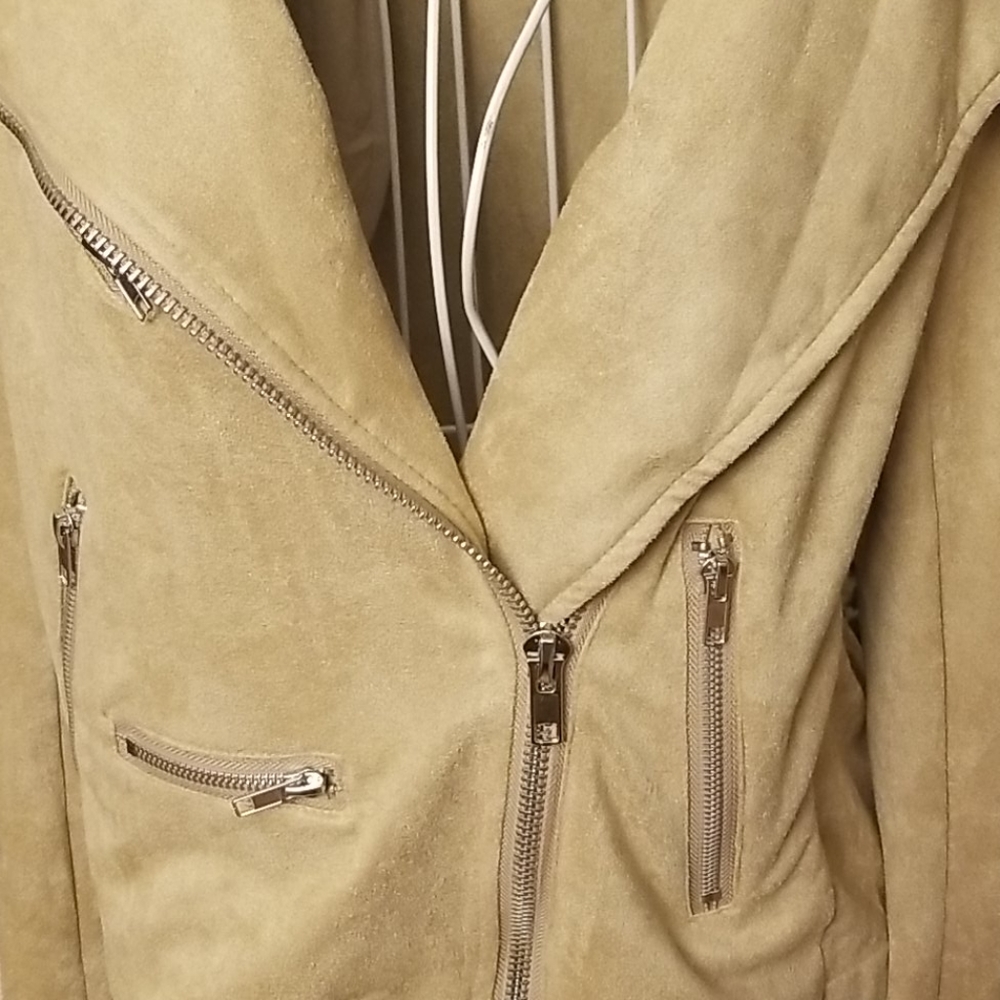 Microsuede Tan Jacket - image 5